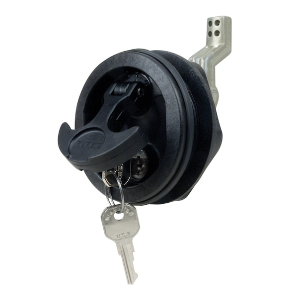 1091DP3BLK  Locking Latch 1/8" 3/4" /Carpeted Surface Fits 2-1/2" Hole-1-1/4" 1-7/8"